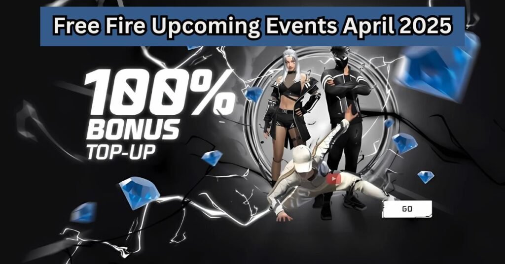 Free Fire Upcoming Events April 2025