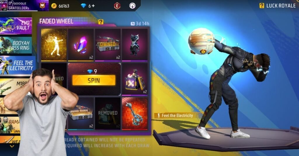 Free Fire April 2025 Events Faded Wheel rewards