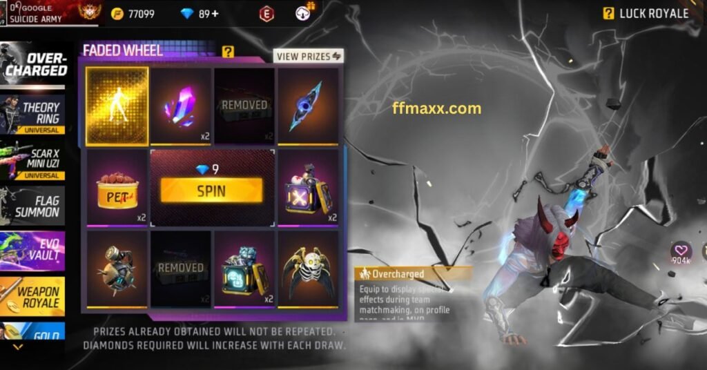 Overcharged Faded Wheel Event